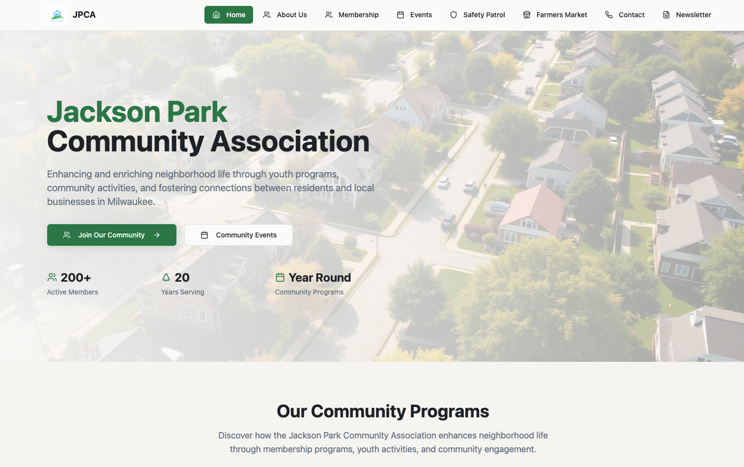 Neighborhood Association Hub